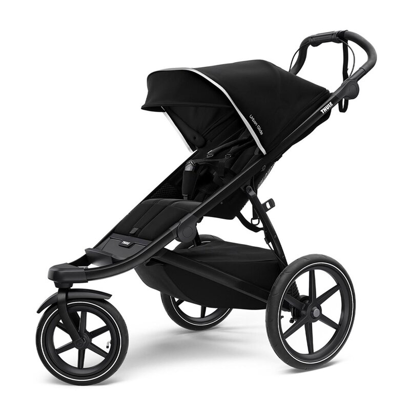 Thule - carucior sport urban glide 2 single cu cadru negru, negru
