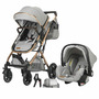 Carucior ultracompact 3in1 Coccolle Ravello Moonlit grey - 1