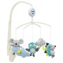 Carusel, Baby Mix, Pentru patut, Cu 5 jucarii din plus, Hedgehog, Mouse, Owl - 1