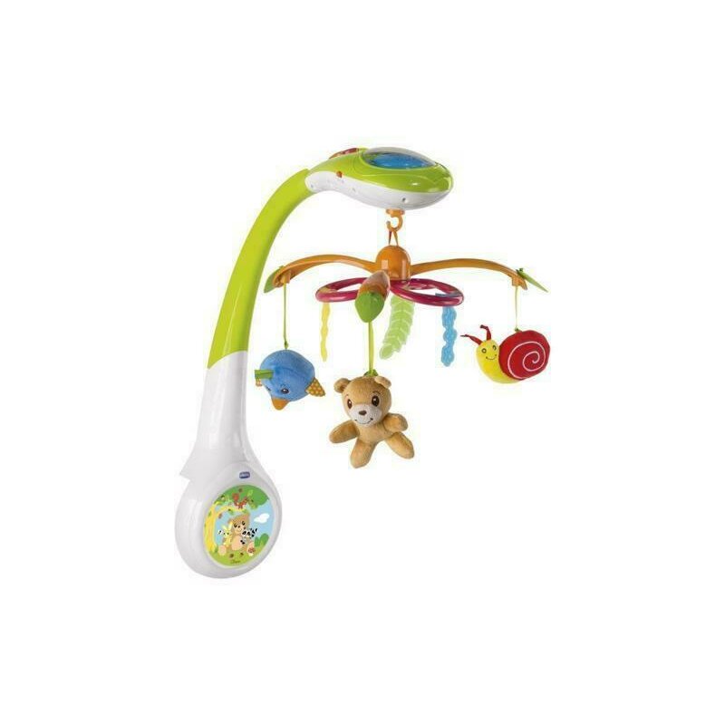 Chicco - carusel cu proiectie, padurea magica, 0 luni+