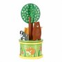 Carusel muzical cu animale de padure, Orange Tree Toys - 3