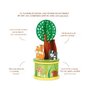 Carusel muzical cu animale de padure, Orange Tree Toys - 4