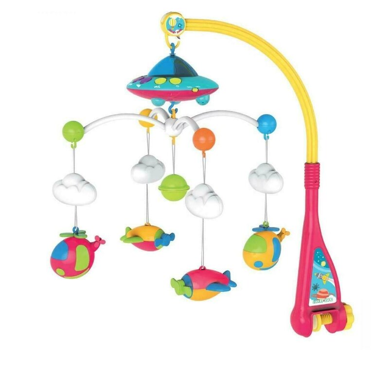 Lorelli - carusel muzical sky cu proiector, cu lumini si sunete, multicolor