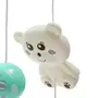 Carusel muzical, BabyMix, Pentru patut bebelusi, Cu proiectii, Cu melodii si sunete ale naturii, Cu 10 jucarii si ceas de jucarie pe suport, Mint - 7