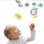 Carusel muzical, BabyMix, Pentru patut bebelusi, Cu proiectii, Cu melodii si sunete ale naturii, Cu 10 jucarii si ceas de jucarie pe suport, Mint - 8