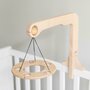Carusel Montessori din lemn pentru patut bebelusi, Mobbli - 2