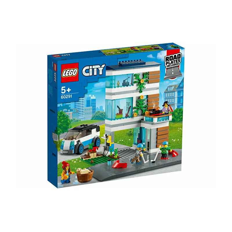 Lego - set de constructie casa familiei ® city, pcs 388