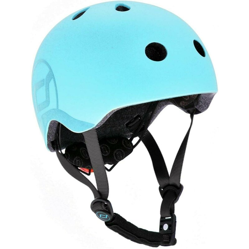 Scoot and ride - casca protectie blueberry cu sistem de reglare, marime s-m