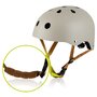 Casca pentru copii, Lionelo, Reglabila 50-56 cm, Din ABS si EPS, Conform cu standardul EN1078, Bej - 5