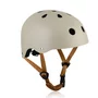 Casca pentru copii, Lionelo, Reglabila 50-56 cm, Din ABS si EPS, Conform cu standardul EN1078, Bej