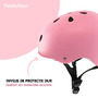 Casca protectie Yvolution 44-52 cm Pink - 2