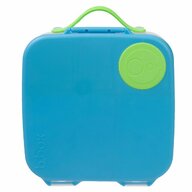 B.box - Caserolă compartimentată Lunchbox, , albastru cu verde