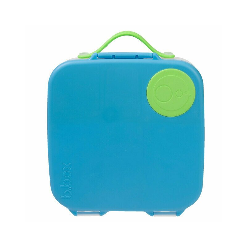 B.box - caserolă compartimentată lunchbox, , albastru cu verde