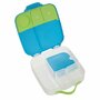 B.box - Caserolă compartimentată Lunchbox, albastru cu verde - 1