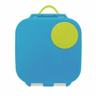 B.box - Caserolă compartimentată Mini Lunchbox, , albastru cu verde