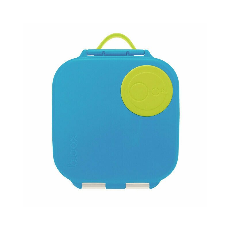 B.box - caserolă compartimentată mini lunchbox, , albastru cu verde