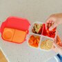 B.box - Caserolă compartimentată Mini Lunchbox, , roz cu portocaliu - 5