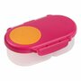 Caserolă compartimentată Snackbox, B.Box, roz cu portocaliu - 2