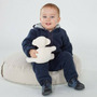Cassis - Overall babywearing din lana merinos organica - wool fleece - Iobio - 3