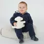Cassis 74/80 - Overall babywearing din lana merinos organica - wool fleece - Iobio - 3