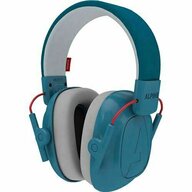 Alpine - Casti antifonice pliabile pentru copii 5-16 ani, ofera protectie auditiva, SNR 25, albastru,  Muffy Kids Blue ALP26474