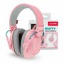 Casti antifonice pliabile pentru copii 5-16 ani, ofera protectie auditiva, SNR 25, roz, ALPINE Muffy Kids Pink ALP26481 - 2