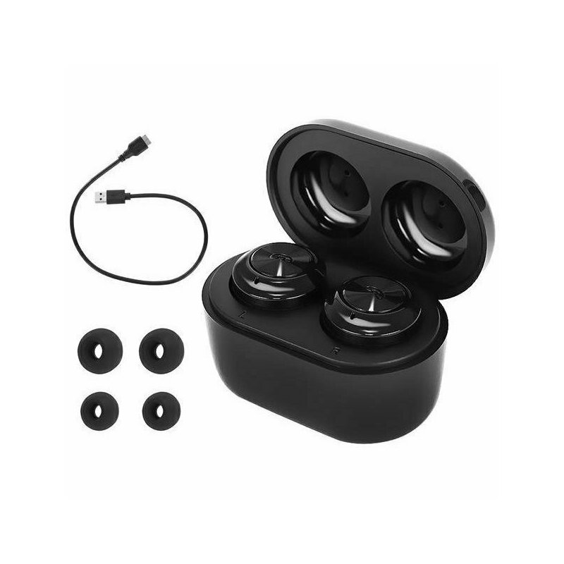 Iso trade - casti audio my1331 wireless bluetooth 5.0, negru