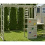 Casuta de gradina Grey Lodge cu tobogan, leagan, modul sport, Wendi Toys - 2
