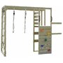 Casuta de gradina Lime Lodge cu tobogan, leagan, modul sport, Wendi Toys - 5
