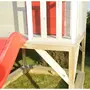 Casuta copii, de gradina Summer Adventure House cu platforma cu loc pentru nisip, tobogan si leagan dublu (M29R), Wendi Toys - 2