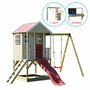 Casuta Nordic Adventure House cu loc de nisip, tobogan, leagan, modul sport, bucatarie, Wendi Toys - 1