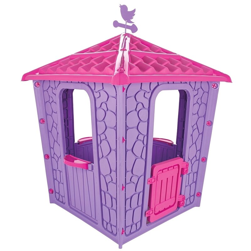 Pilsan - casuta pentru copii stone house, violet