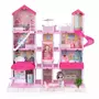 Casuta pentru papusi cu mobilier, gradina si LED-uri Ecotoys HC507637 - 1