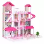 Casuta pentru papusi cu mobilier, gradina si LED-uri Ecotoys HC507637 - 2