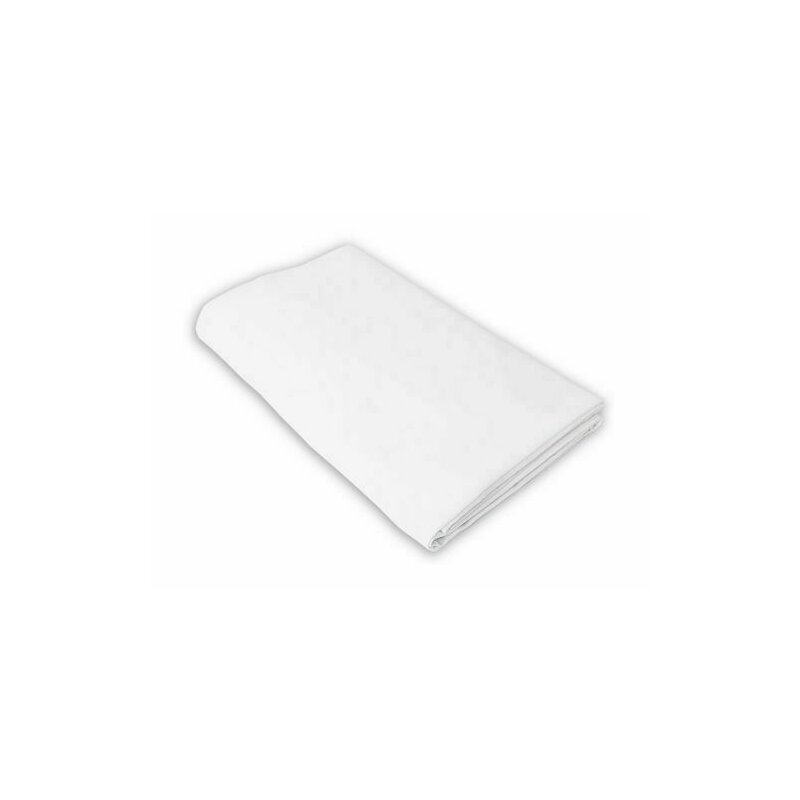 Kidsdecor - cearceaf alb, , cu elastic, patut bebelus 52x95 cm