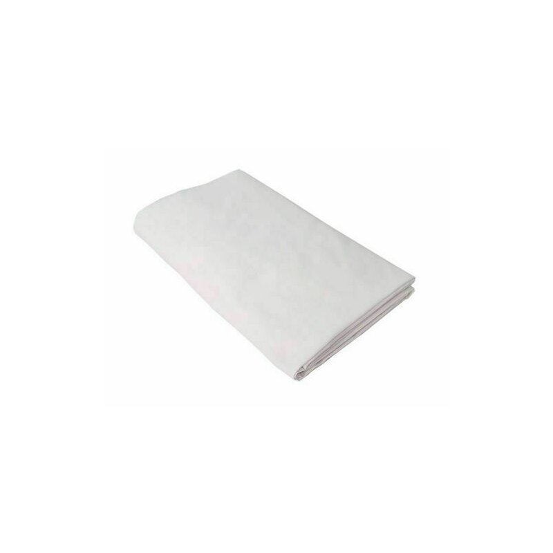 Kidsdecor - cearceaf cu elastic din bumbac, 127x63 cm, alb