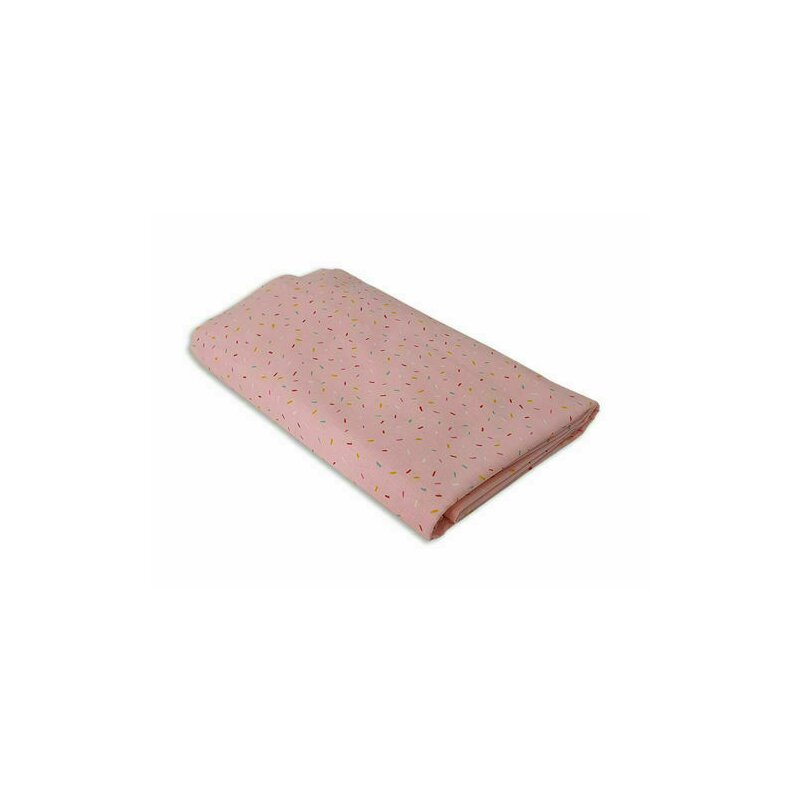 Kidsdecor - cearceaf cu elastic imprimat din bumbac, 120x70 cm