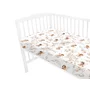 Cearceaf cu elastic, MimiNu, Pentru patut 120X60 cm, Din bumbac certificat Oeko Tex Standard 100, Fairy - 3