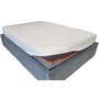 Cearceaf de pat Bumbac alb cu elastic, 180x260 cm, pat de 120x200 - 1