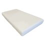 Cearceaf de pat Bumbac alb cu elastic, 180x260 cm, pat de 120x200 - 3