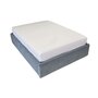 Cearceaf de pat Bumbac alb cu elastic, 180x260 cm, pat de 120x200 - 4