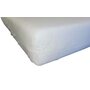 Cearceaf de pat Bumbac alb cu elastic, 180x260 cm, pat de 120x200 - 5