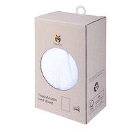 Cearceaf din muselina, Pentru patut de 120x60 cm, YappyKids, White