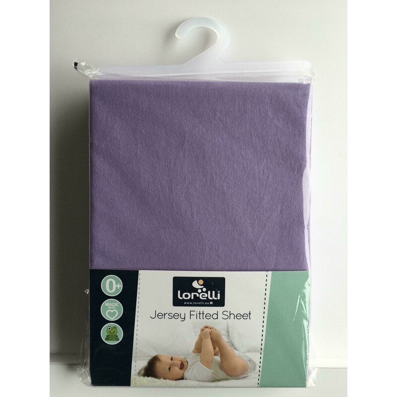 Lorelli - cearceaf jersey 60/120 cm purple