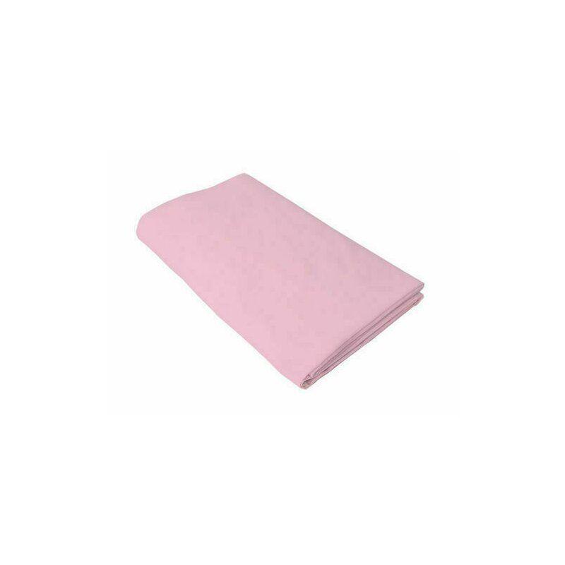 Kidsdecor - cearceaf roz, , cu elastic, patut bebelus 60x85 cm