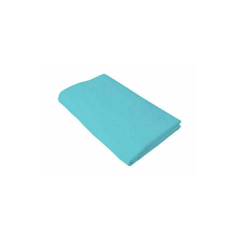 Kidsdecor - cearceaf cu elastic din bumbac, 120x70 cm, turcoaz
