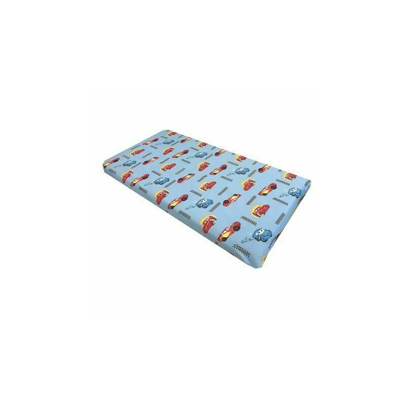 Deseda - cearsaf cu elastic pe colt 120x60 cm cu imprimeu - cars