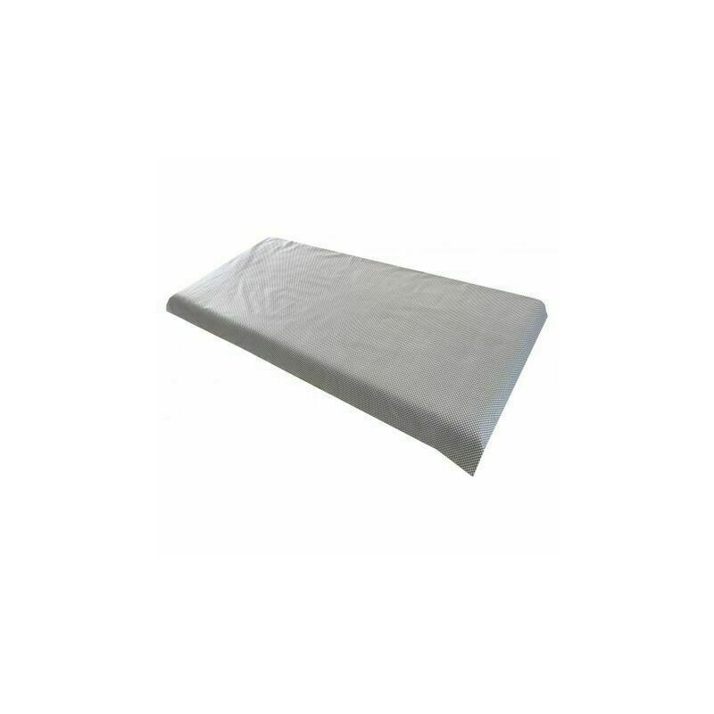 Deseda - cearsaf cu elastic pe colt 120x60 cm cu imprimeu - gri cu buline albe