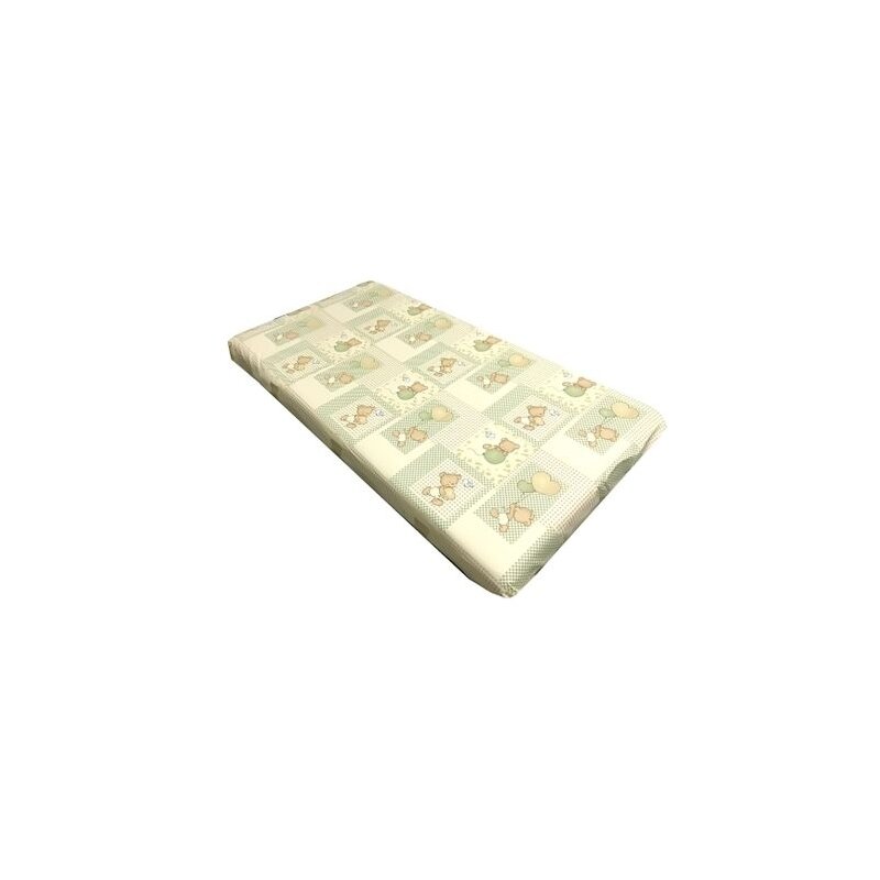 Deseda - cearsaf cu elastic roata cu imprimeu ursuleti pe crem-160*80 cm