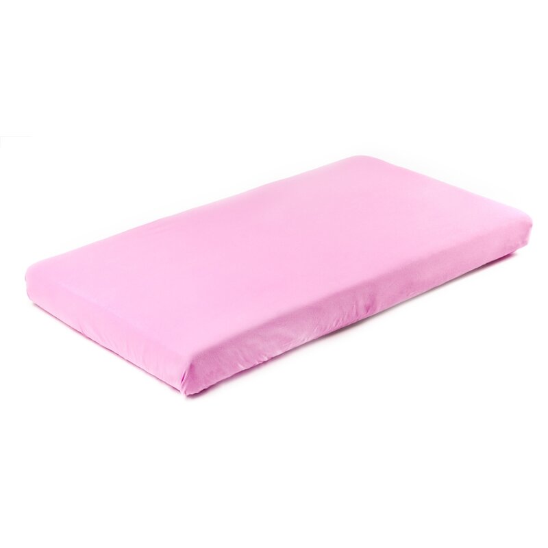 Sensillo - cearceaf cu elastic, jersey, din bumbac, 120x60 cm, roz